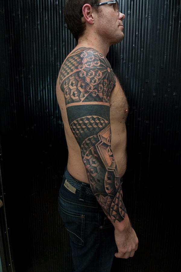 geometric-full-sleeve-tattoo