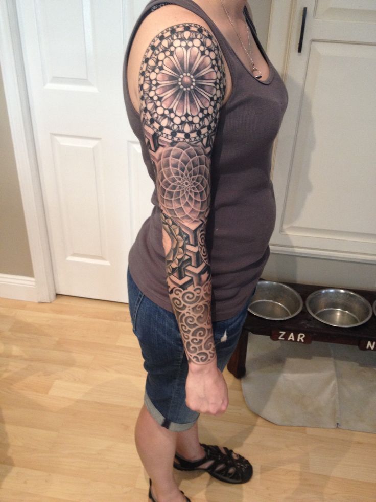 geometric-half-sleeve-tattoo-new-design