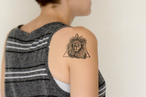 geometric-lion-king-tattoos