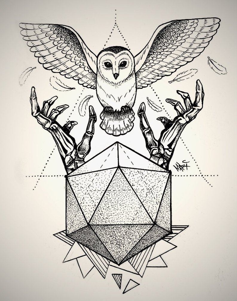 geometric-owl-tattoo-designs