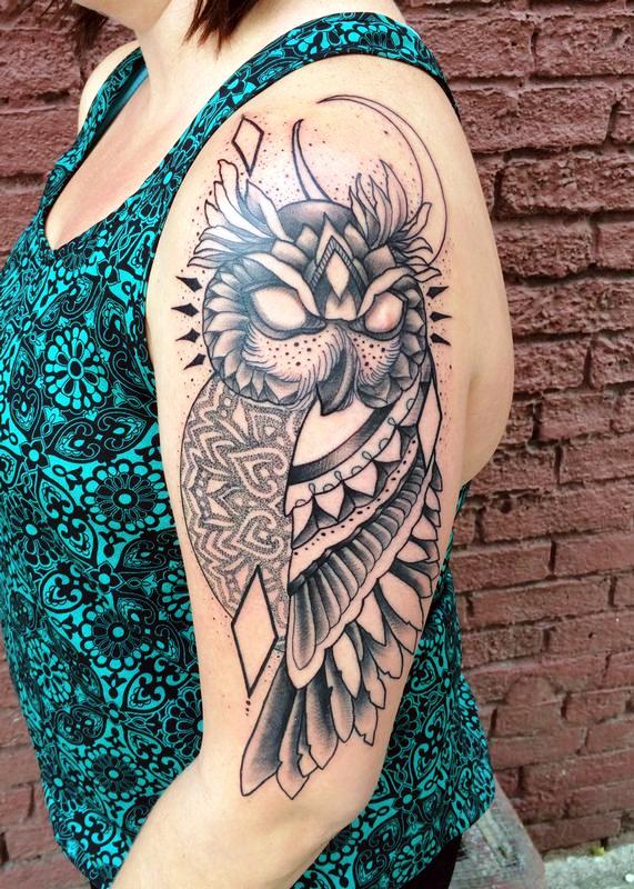 geometric-owl-tattoo-designs