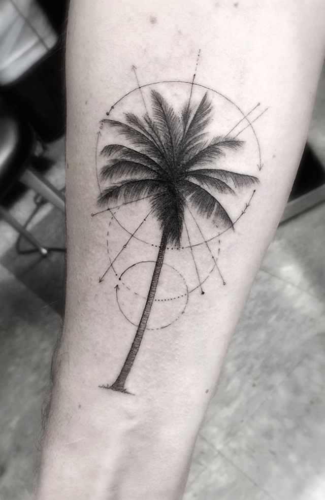 geometric-palm-tree-tattoo