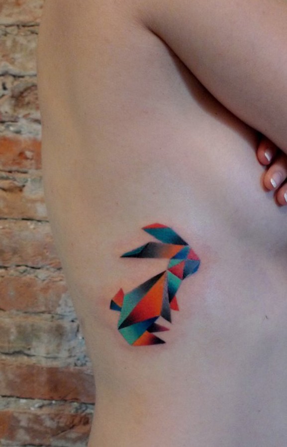 geometric-rabbit-tattoo