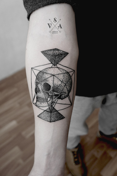 geometric-skull-tattoo-design-ideas