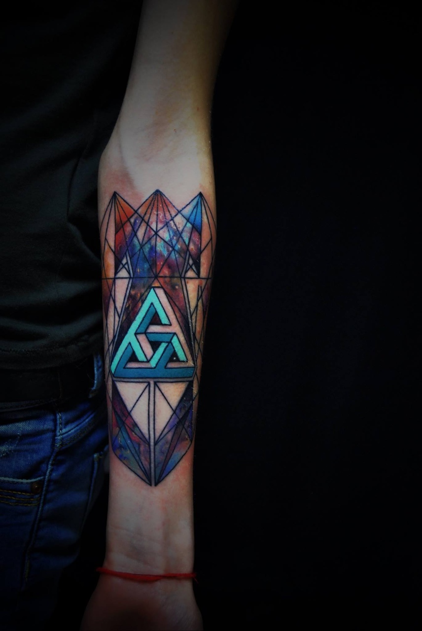 geometric-space-tattoo