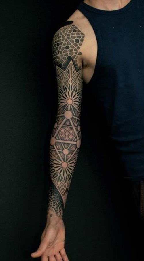 geometric-tattoo-sleeve-patterns