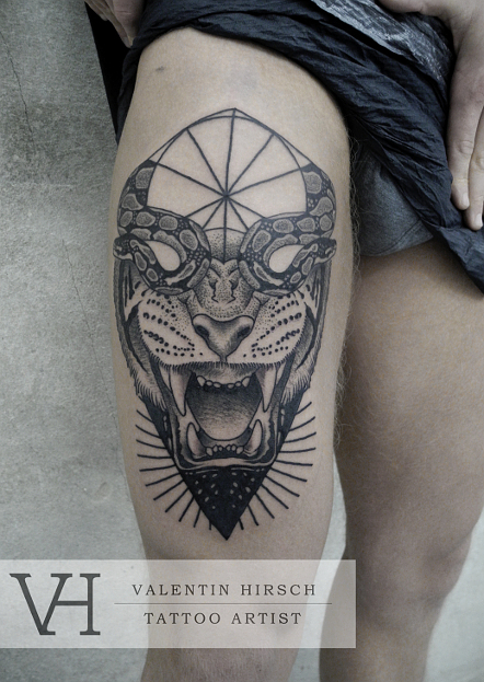 geometric-tiger-tattoo
