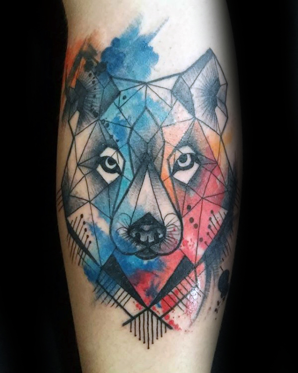 geometric-wolf-tattoo-design