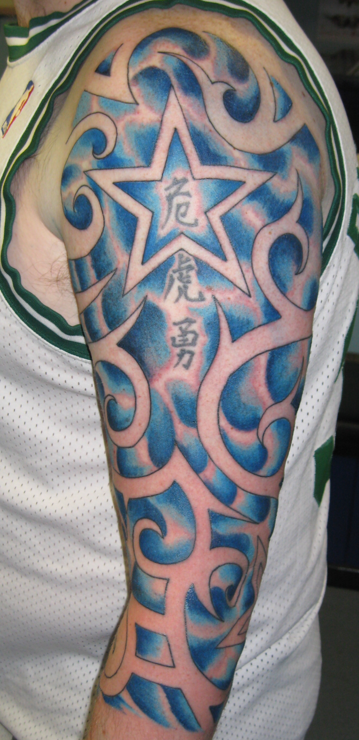 half-sleeve-star-tattoo-designs