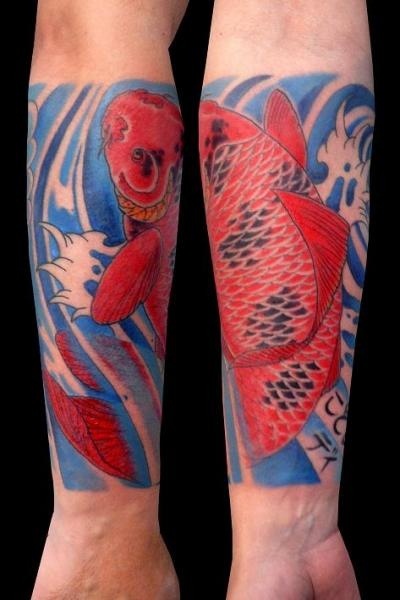 japanese-koi-fish-forearm-tattoo-designs