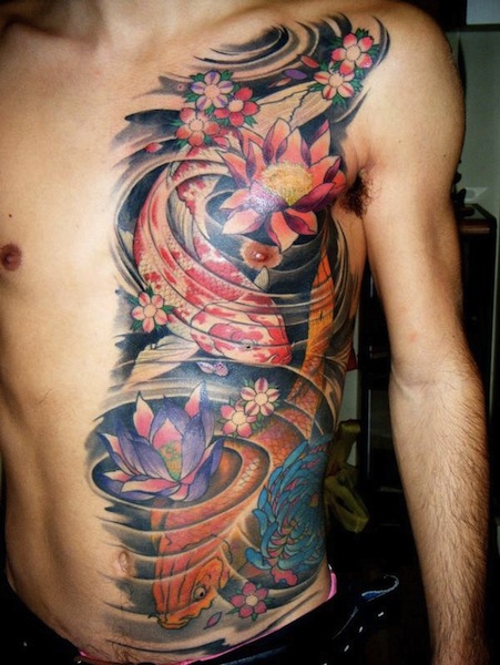 japanese-koi-fish-tattoos - Flawssy