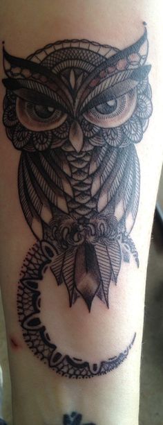 lace-owl-tattoo