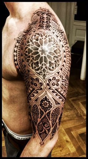 mandala-half-sleeve-tattoo-design