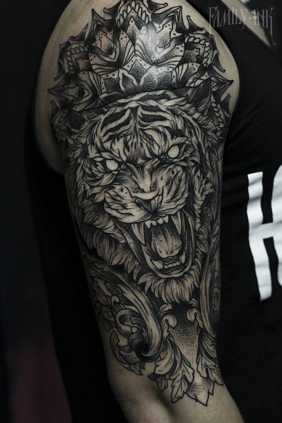 mandala-tiger-tattoo-designs