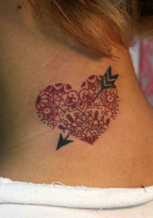 red-geometric-pierced-heart-tattoo-neck
