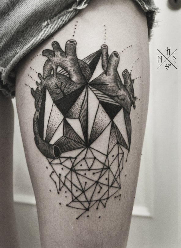 sacred-heart-tattoo-on-forearm-design