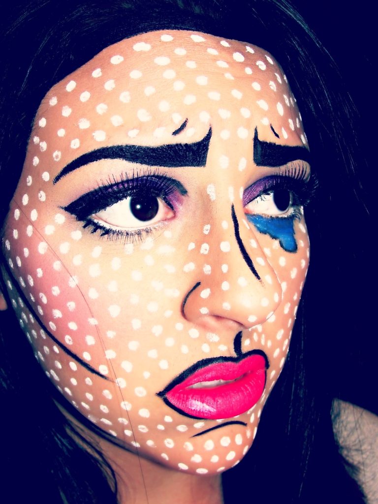 20 Comic Halloween Makeup Ideas to Try - Flawssy