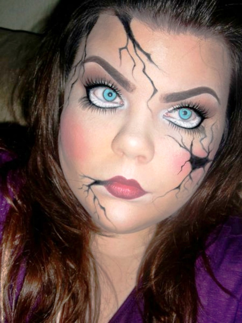 30 Cool Halloween Makeup Ideas for Women - Flawssy