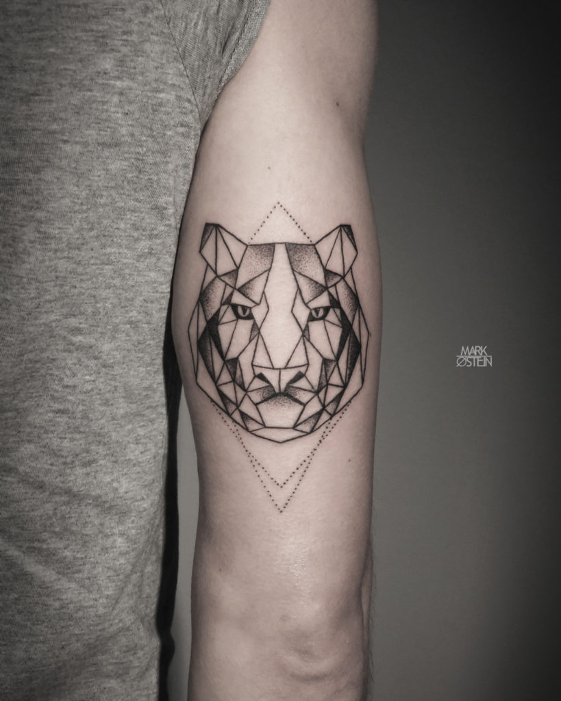 Geometric Tattoo Tiger Ideas - Flawssy