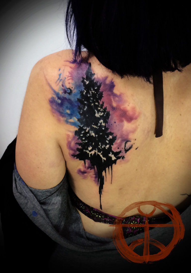 Black Watercolor Tattoos Ideas Flawssy