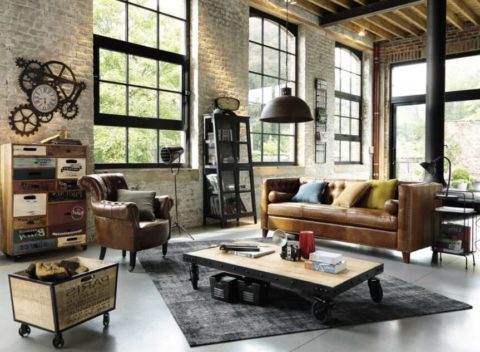 85 Ideas to Create an Industrial Look in Your Home - Flawssy