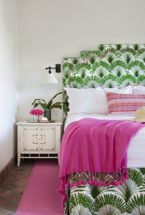 20 Ideas to Combine Pink and Green for a Bedroom - Flawssy